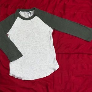 Cotton baseball tee